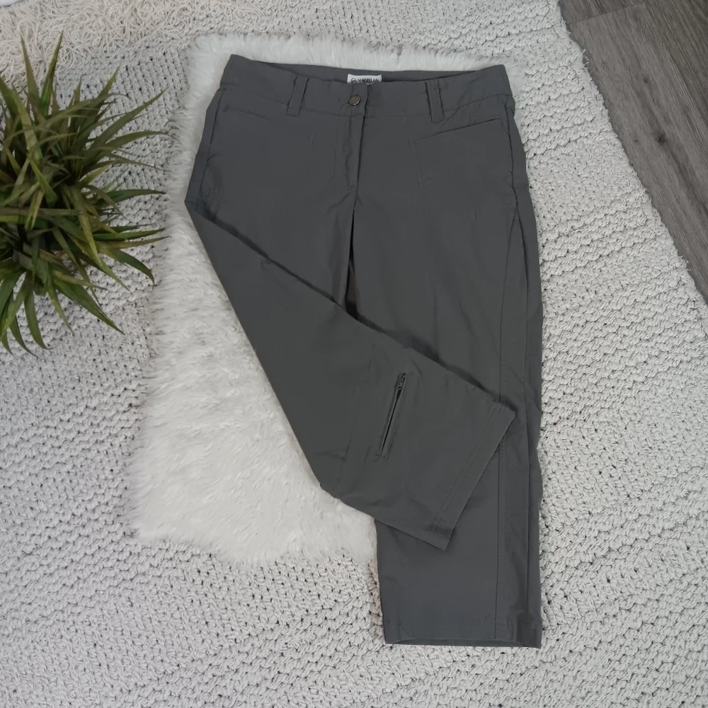 Magellan Women's Gray Outdoor Lightweight Cropped Pants, Small - Picture 3 of 11